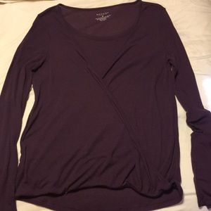 Purple Crossover shirt